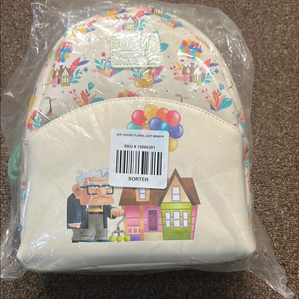 Up House Mini Backpack with Colorful Balloons